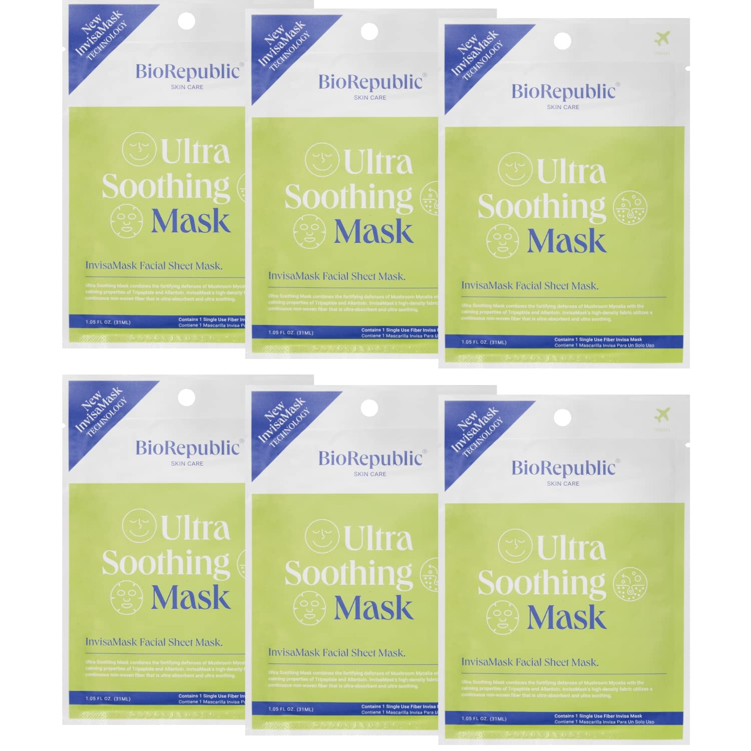 BioRepublic InvisaMask with squalane applying soothing hydration during application.