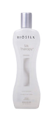 BioSilk Silk Therapy Original Cure 12oz bottle pour delivers smoothness and radiant shine.