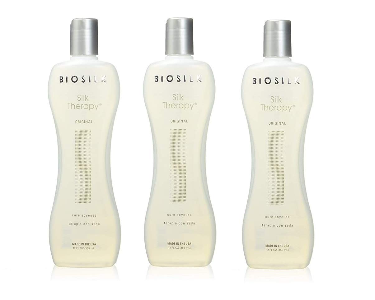 BioSilk Silk Therapy Original Cure bottle for smooth, shiny hair