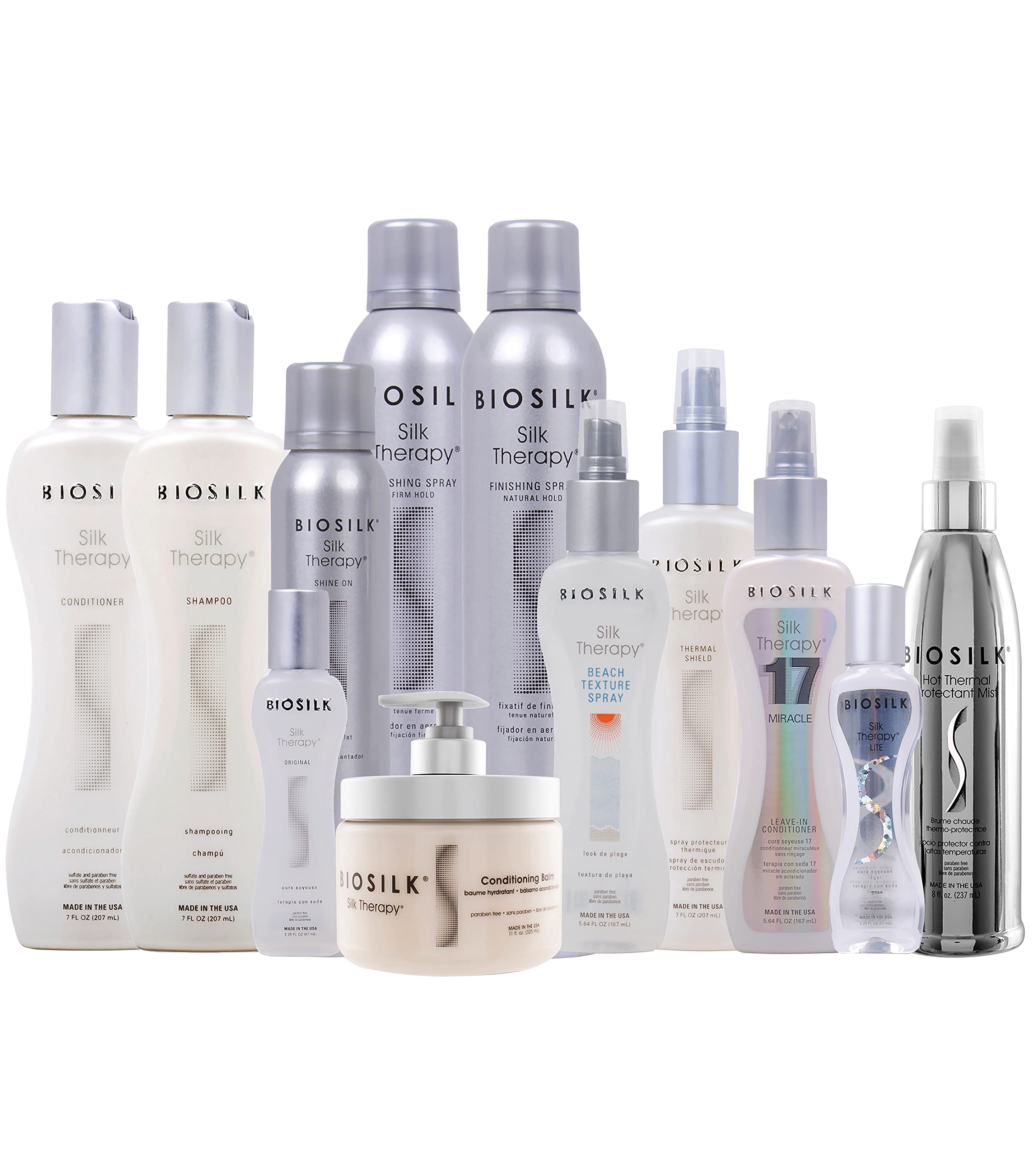 BioSilk Silk Therapy Original glossy hair after use showing radiant shine.
