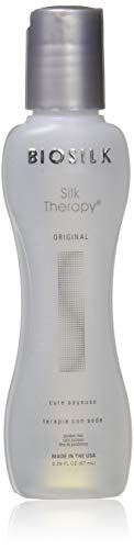 BioSilk Silk Therapy packaging detail presents two bottles and cap design.