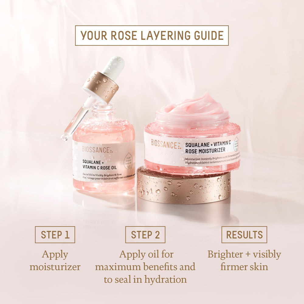 BIOSSANCE moisturizer swatch on hand shows smooth, non-greasy feel