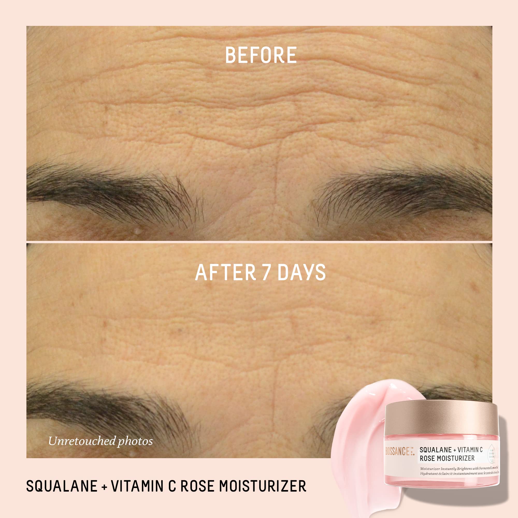 BIOSSANCE Damascus rose extract nourishes for radiant glow