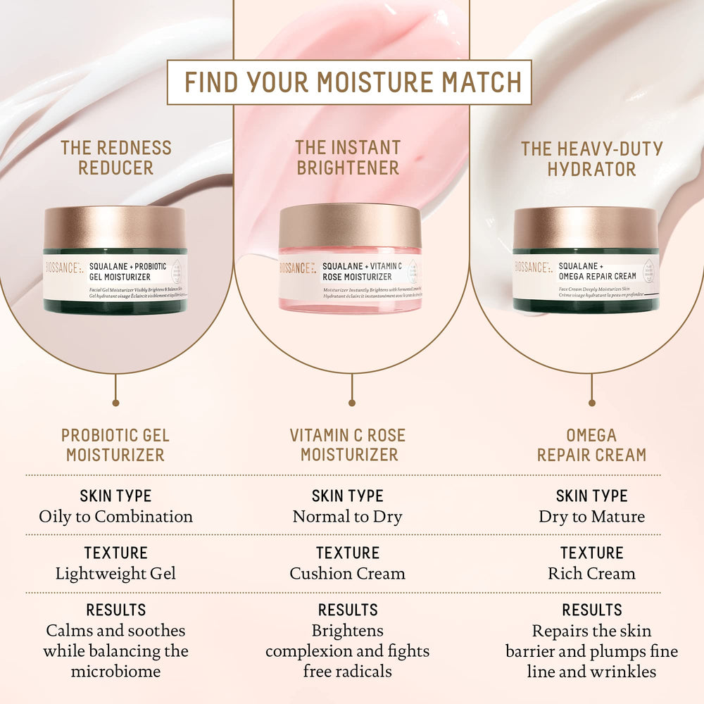 BIOSSANCE Damascus rose-nourished cream for a gentle routine