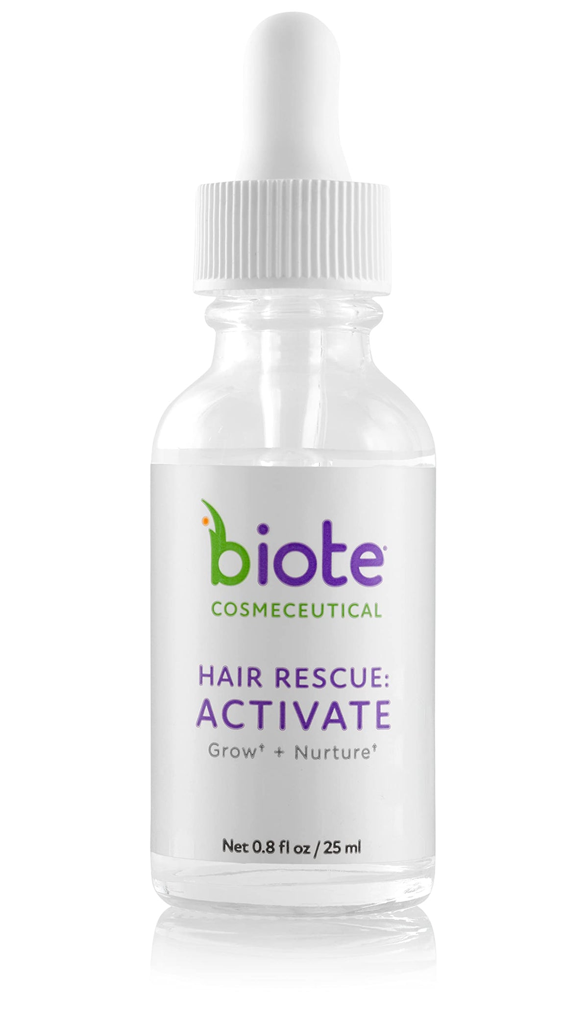 Biote Hair Rescue Activate bottle front view for daily scalp care and potential fullness