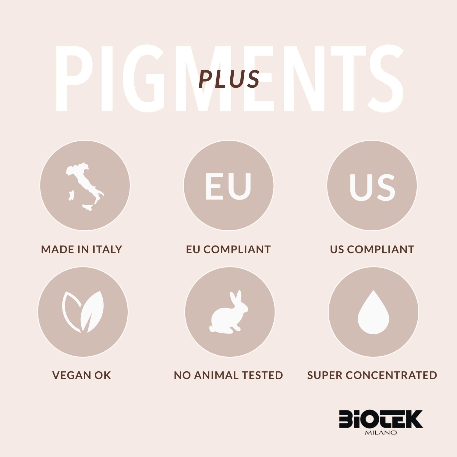 Biotek bio-coating close-up illustrates pigment stability and color retention