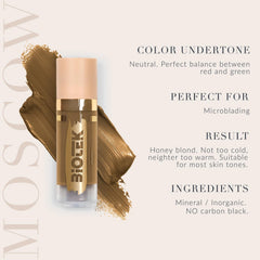 Biotek Moscow brow pigment neutral blond creamy texture for smooth application