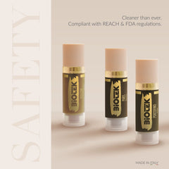 Biotek Safari airless bottle packaging reduces waste and preserves formula.