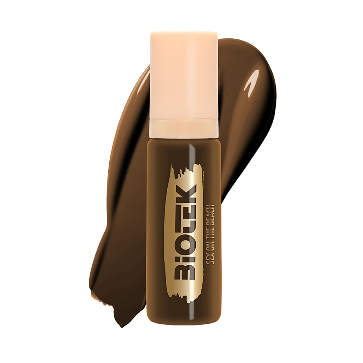 Biotek Sex on the Beach brow pigment bottle for consistent medium brown shading.