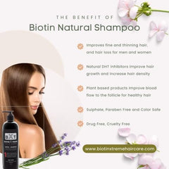 Biotin X Treme Hair color-safe sulfate-free icon with benefits.