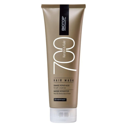 Biotop Professional 700 Keratin + Kale Hair Mask bottle for color-safe conditioning and shine