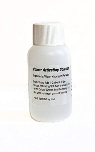 Biotouch Eye Lash Colour Tint Kit Black swatch demonstrates deep, long-lasting shade.