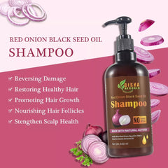 Bisha Herbals shampoo with argan and sweet almond oils nourishes and smooths hair