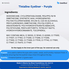 Bissú Tintaline Eyeliner high-coverage pigment for bold definition.