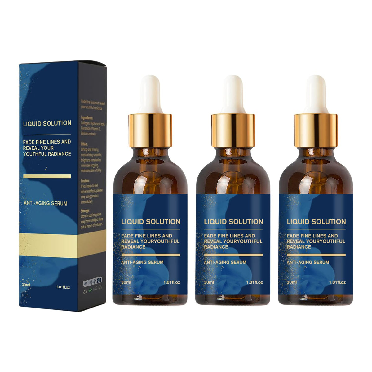 Biuhorey Olavita Serum bottle close-up showing premium packaging and hydrating formula.