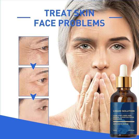 Close-up of Biuhorey Olavita Serum label highlighting its gentle formulation.