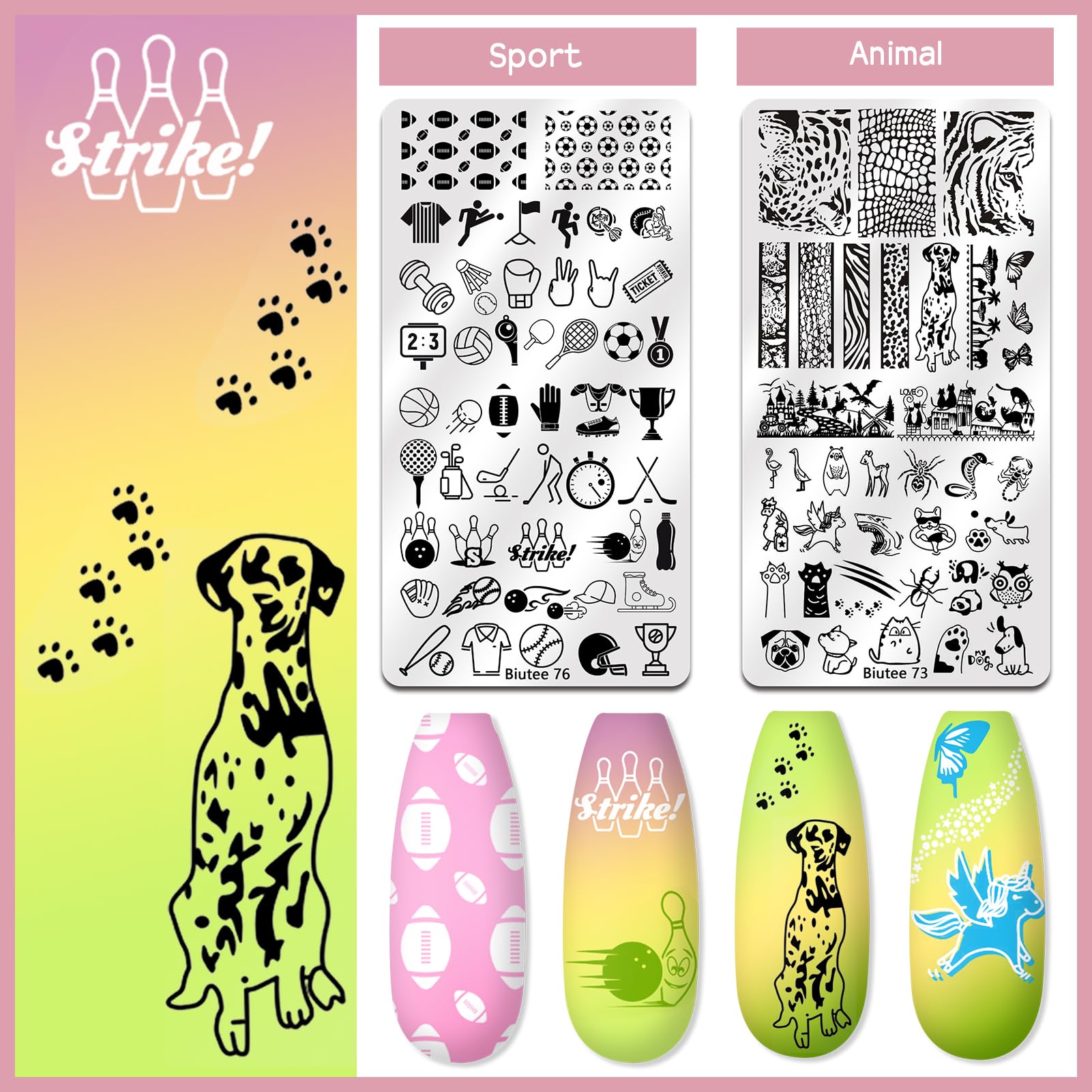 Biutee eight gel-polish colors provide vivid options