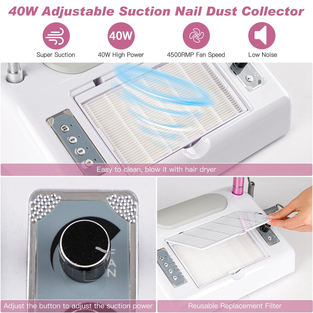 Biutee nail-drill-30000rpm delivering precise filing and shaping.
