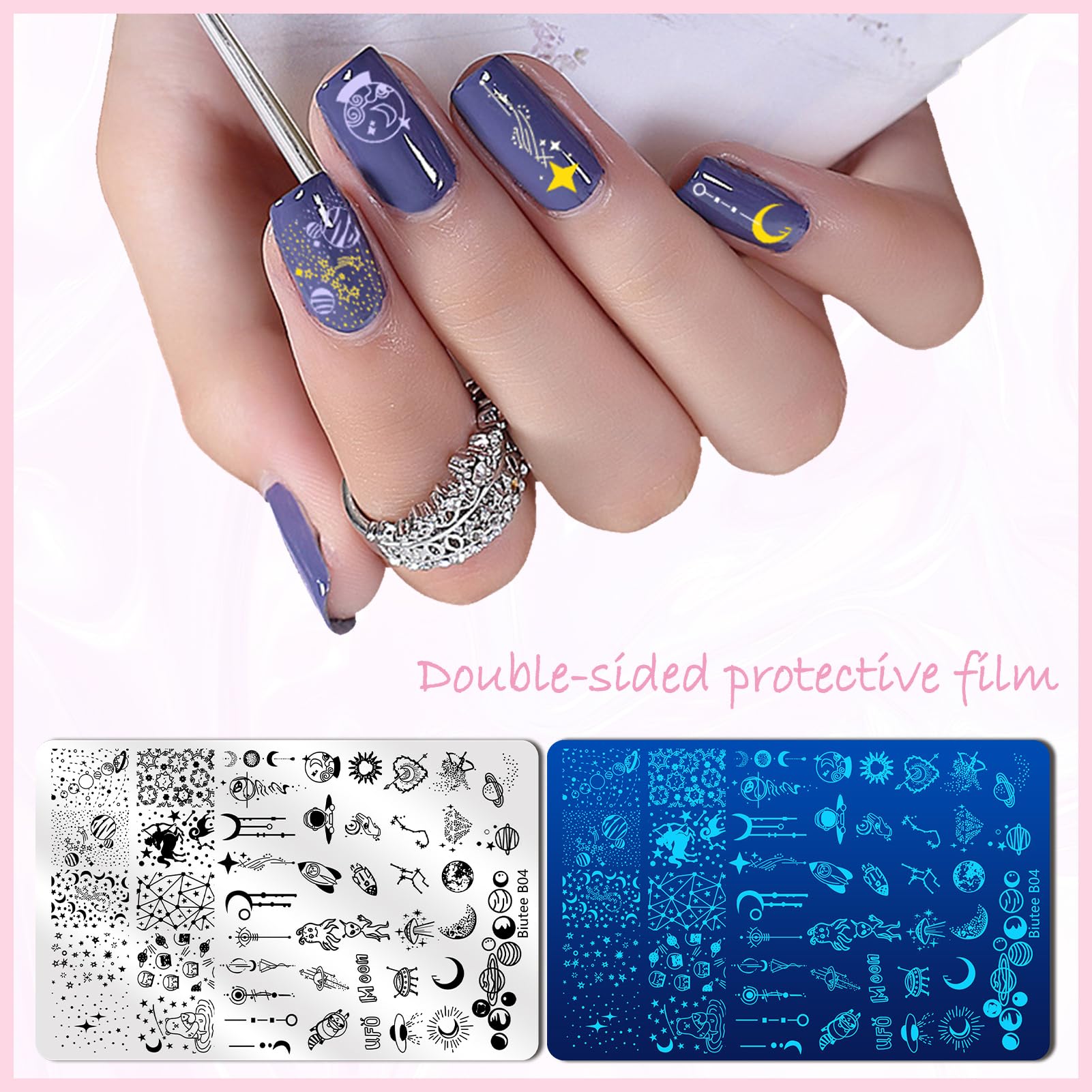 Biutee nail scraper tool for removing excess polish efficiently