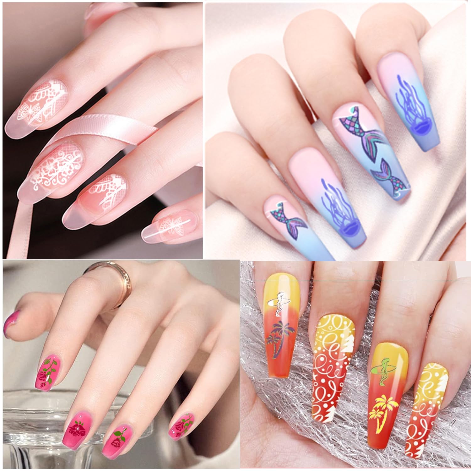 Biutee stamping technique encourages quick transfers with 45-degree twist.