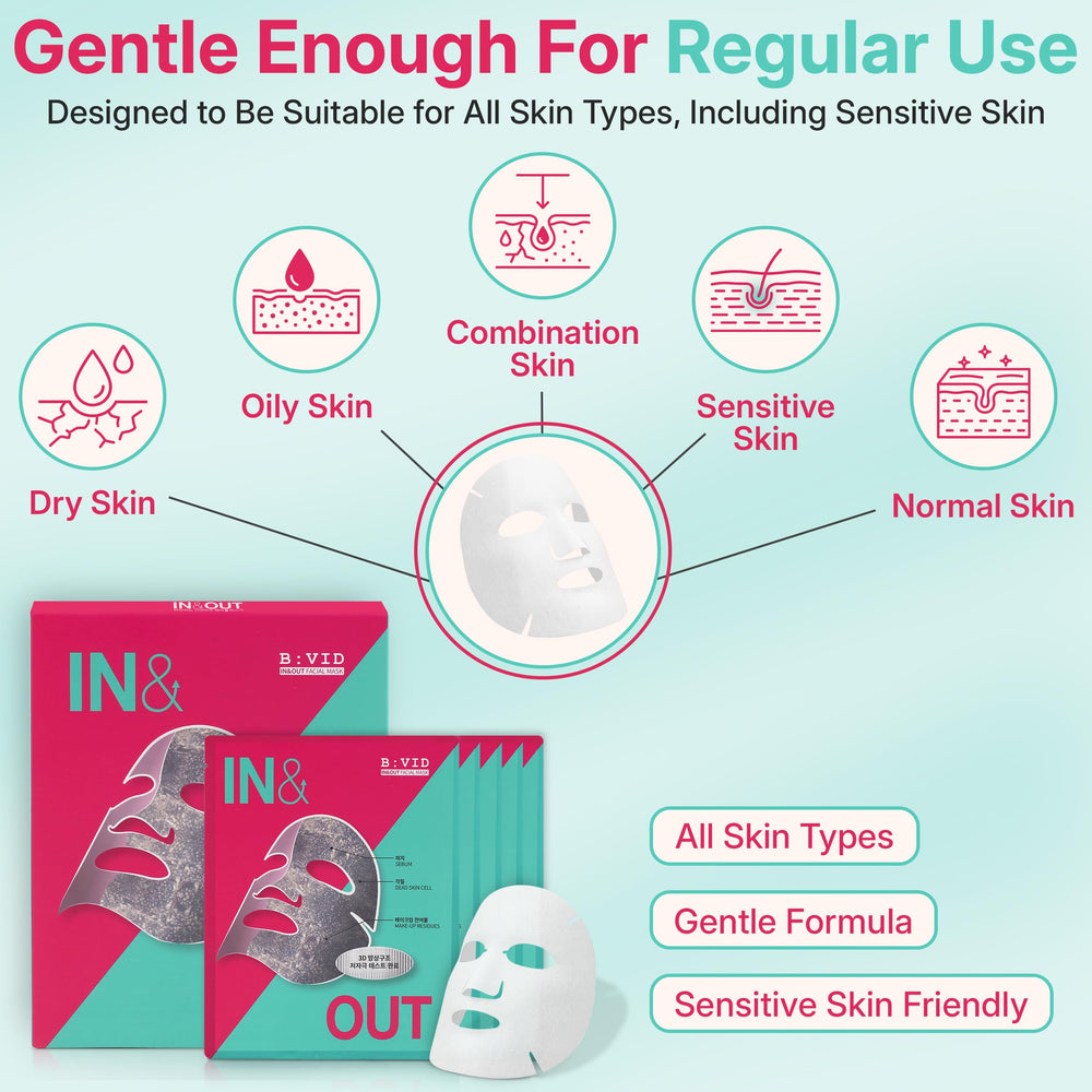 B:VID In & Out self-care moment with refreshing mask