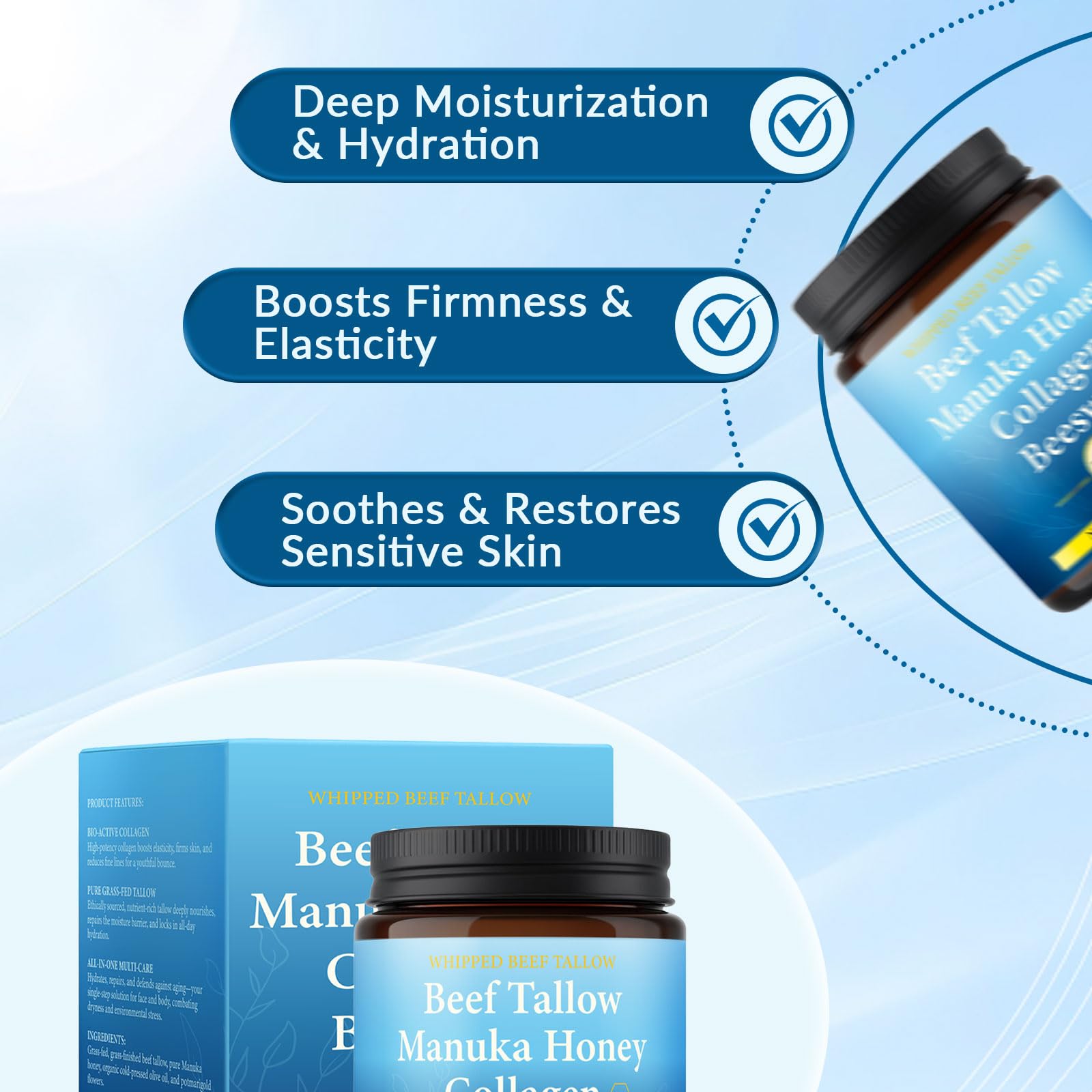 BIWQTY used on elbow showing repair of dry rough patches and long-lasting protection
