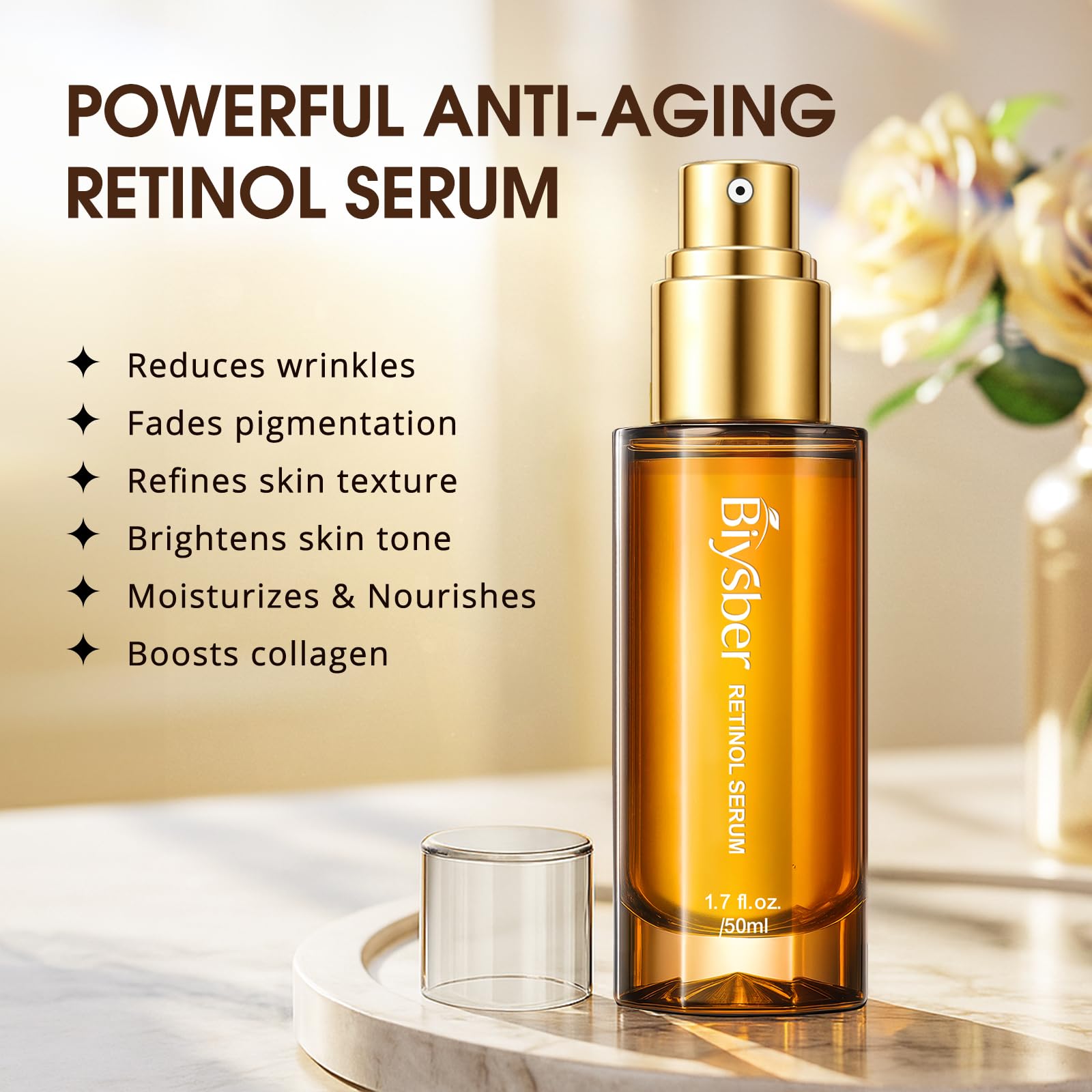 BIYSBER daytime glow shot illustrating hydration boost for radiant skin.