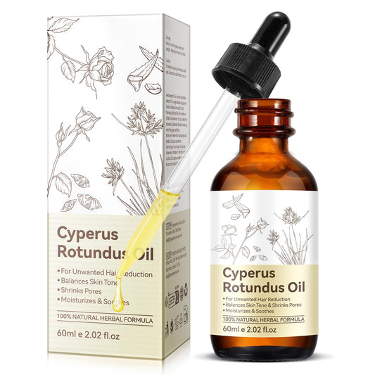 BKKTfBWK Cyperus Rotundus Oil bottle shows natural formula for skin care and moisturization