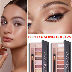 Natural nude matte shade swatch from BKPPLZP palette for day-to-evening looks