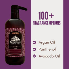 Ingredients spotlight with argan oil and pro vitamin B-5 nourishing strands.