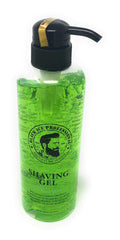 Black Ice shaving gel with a clear formula for visible, precise shaving passes.