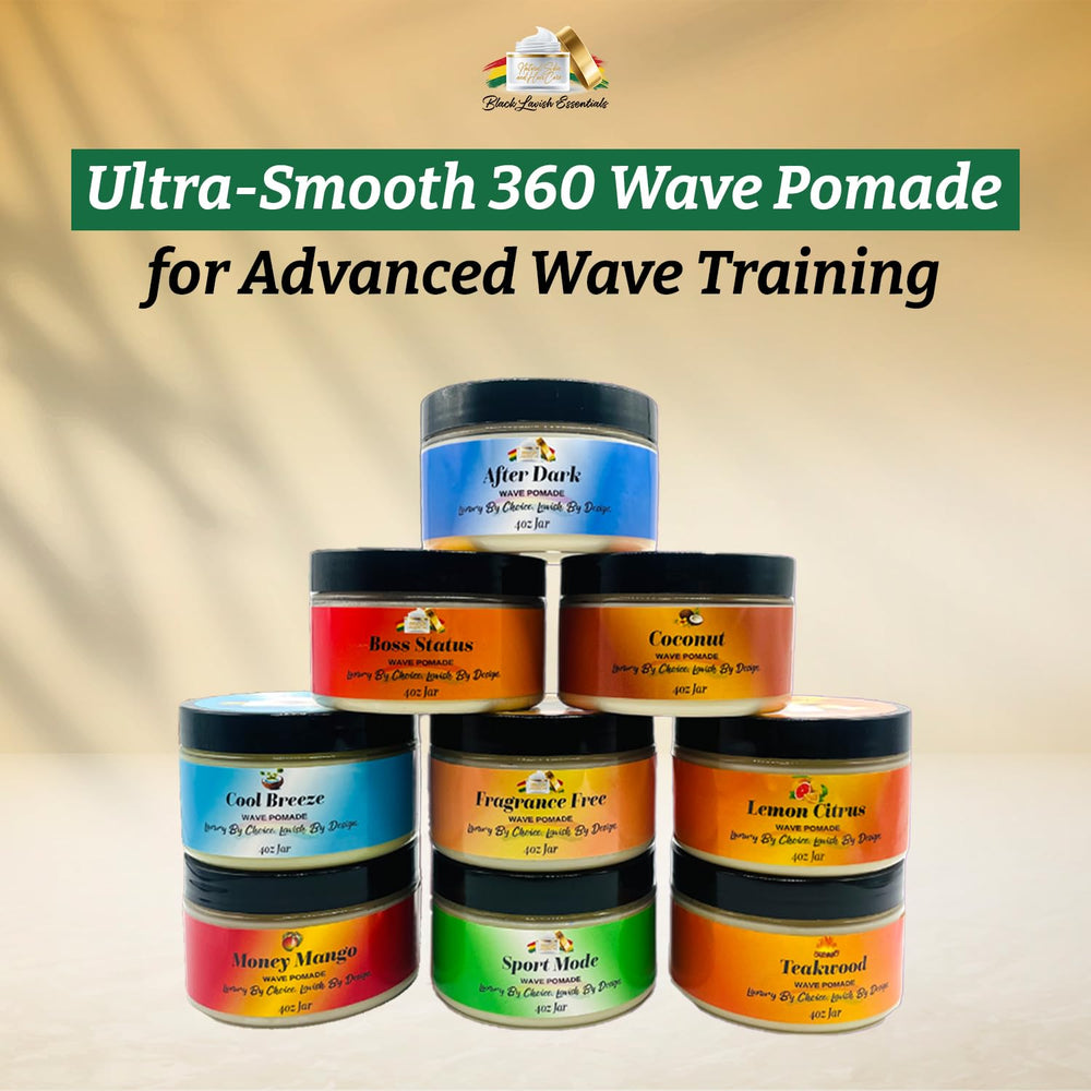 Hands applying Money Mango Pomade to damp hair for definition