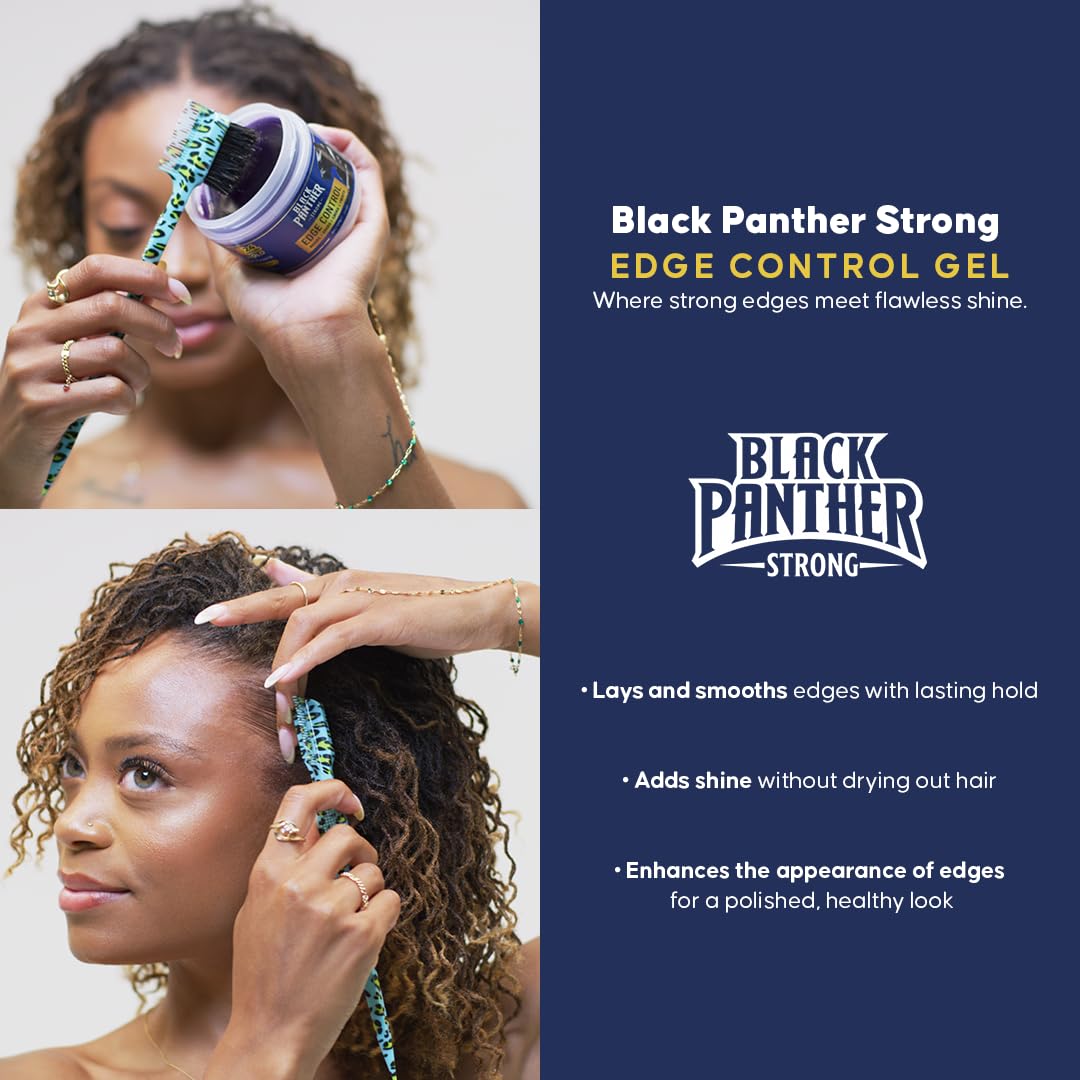 8oz Black Panther gel tube showing long-lasting hold