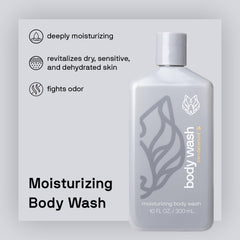 Rich lather from Black Wolf body wash for thorough cleansing
