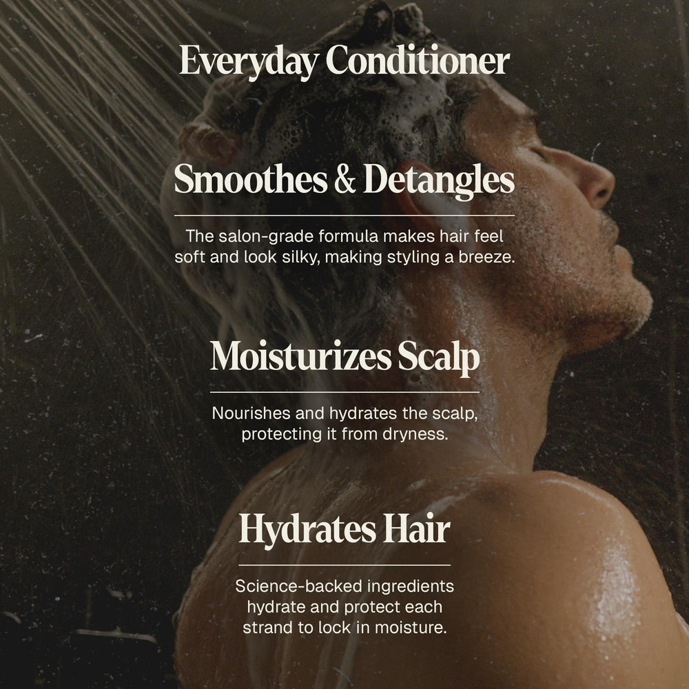 Black Wolf conditioner cream texture promises detangling and smoother strands