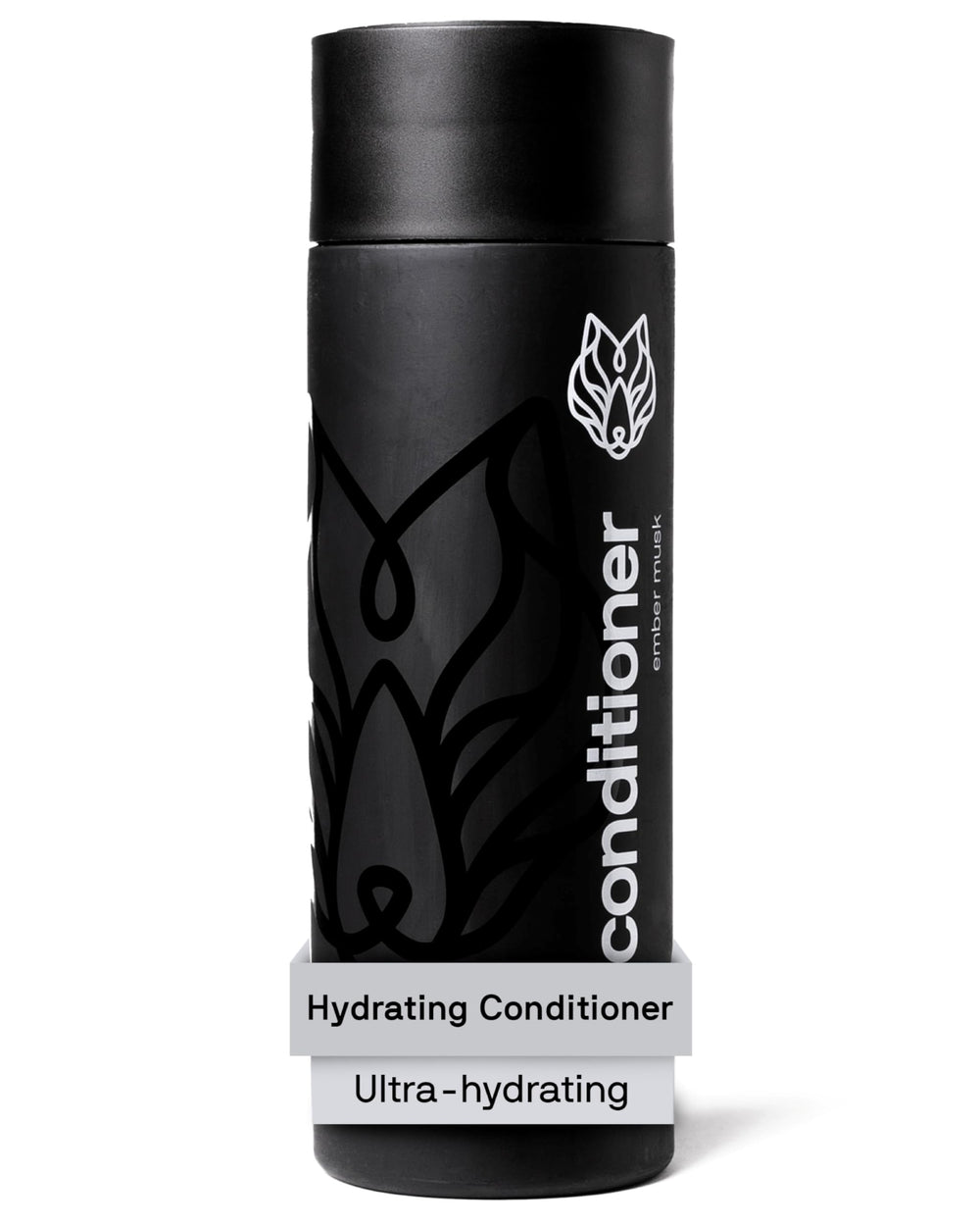 Black Wolf Everyday Conditioner bottle front promotes smooth, hydrated hair.