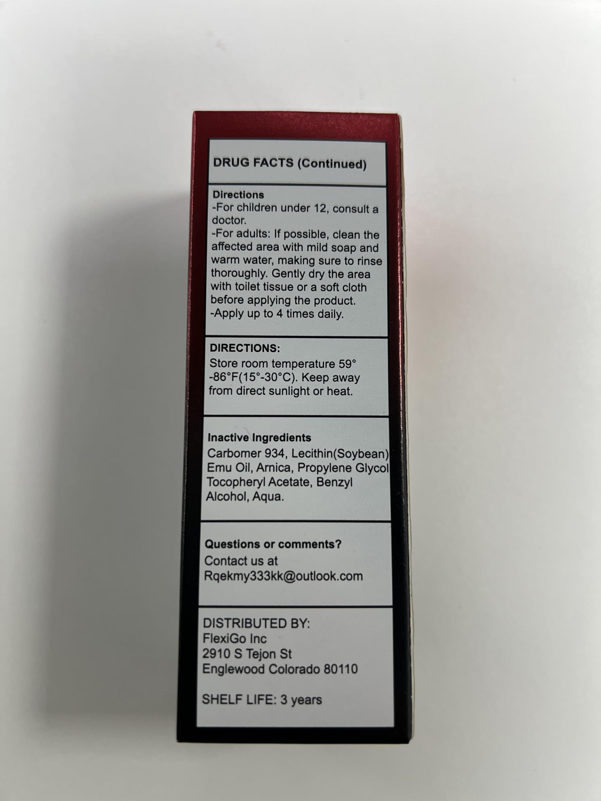 BlackCaves Numbing Cream packaging shows odor-free, oil-free formula.