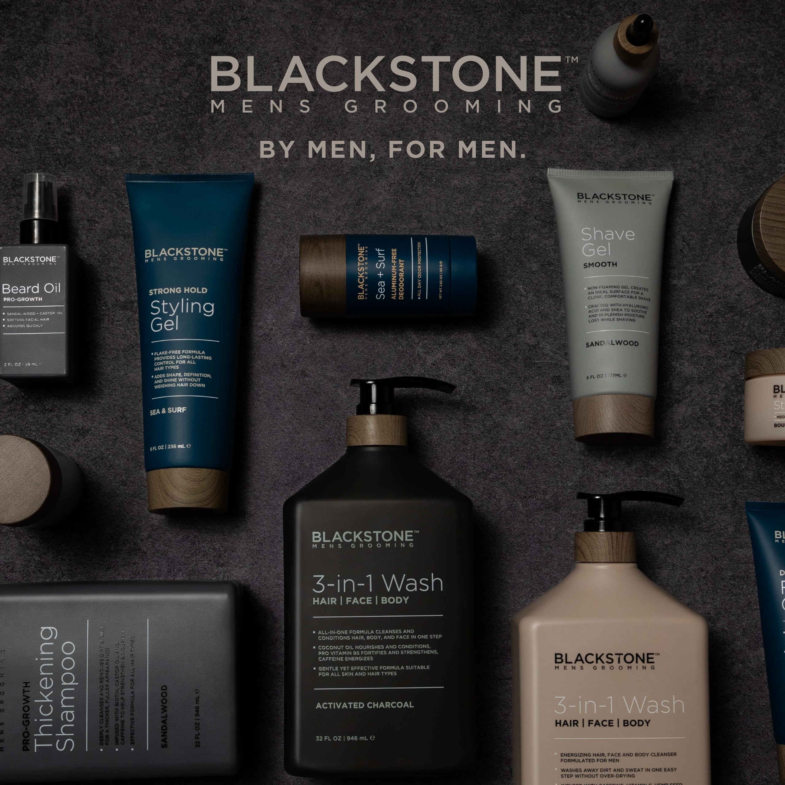 Foamy lather on skin from Blackstone Detoxifying Face Wash in action.