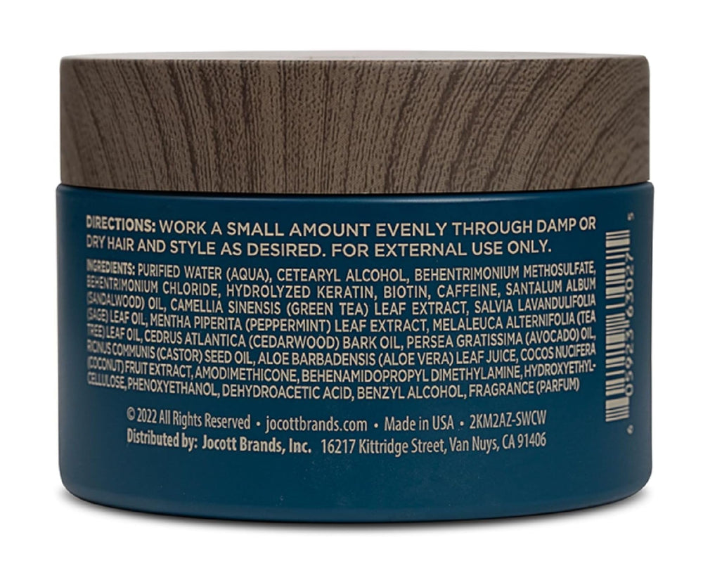 Blackstone Men's Grooming Pomade bottle with sea and surf scent for all-day freshness.