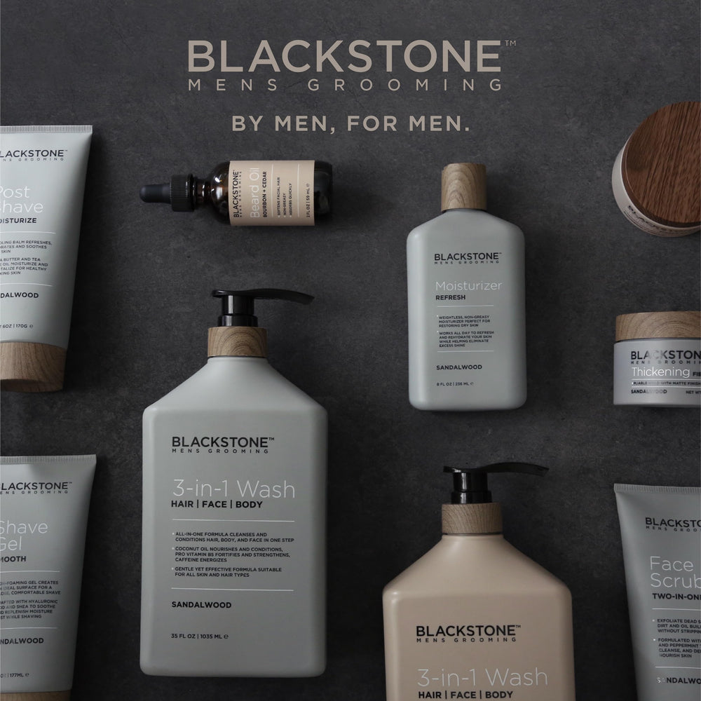 Blackstone hair volume result with natural matte finish
