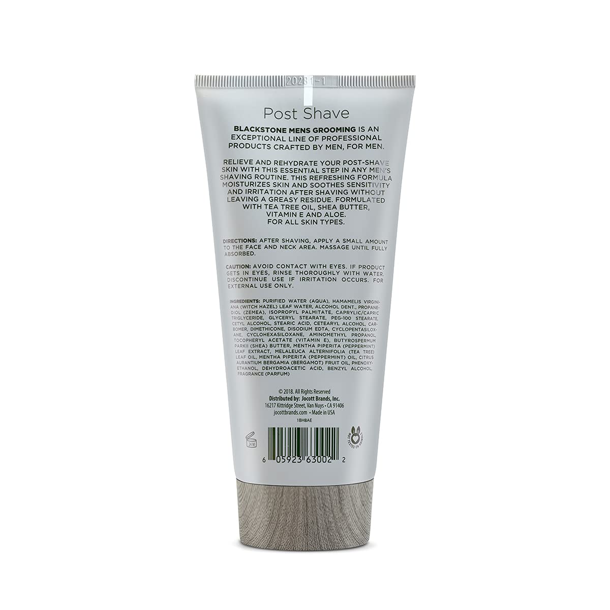 Ingredients image highlighting tea tree oil and shea butter hydration