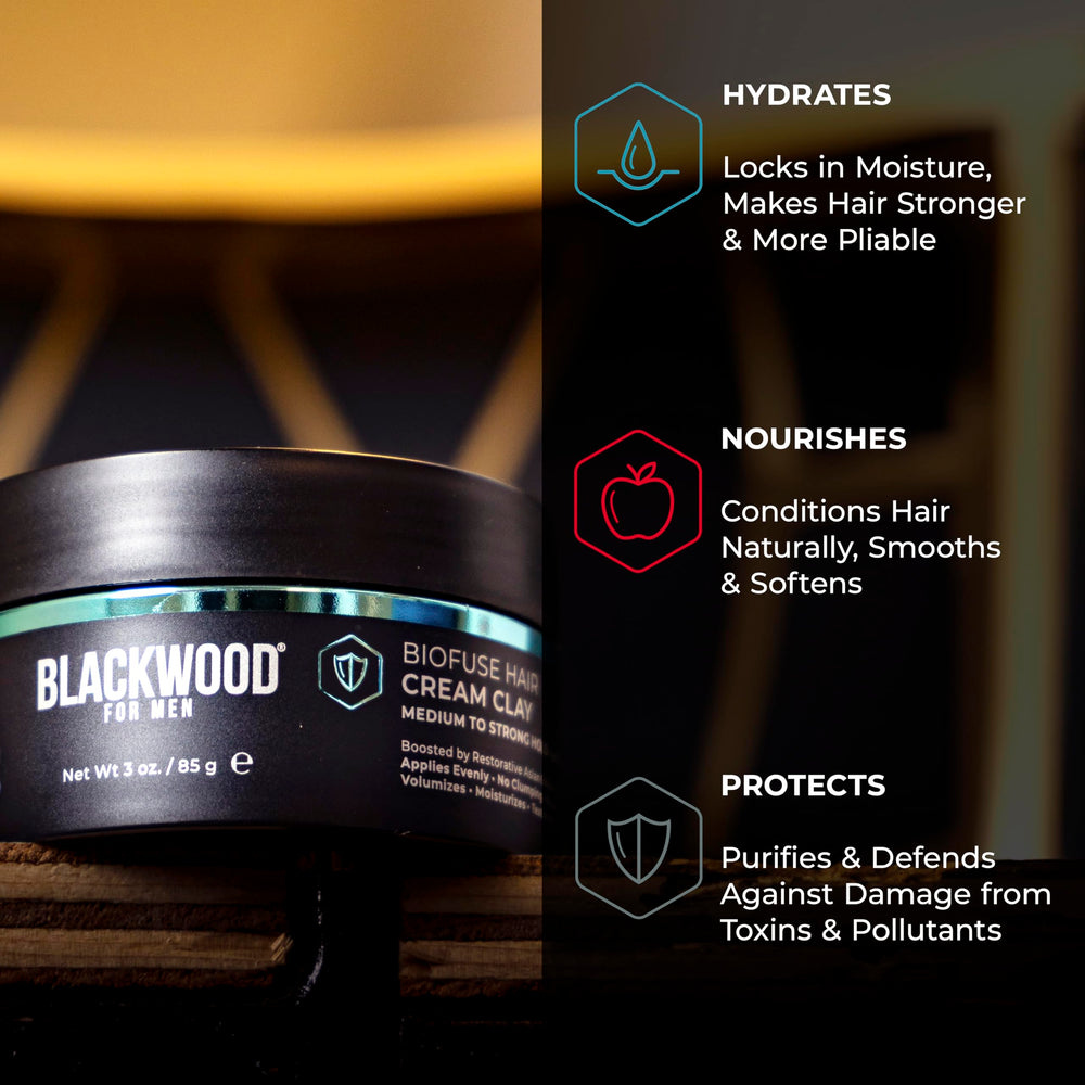 Rice extract and shea butter nourish and smooth hair
