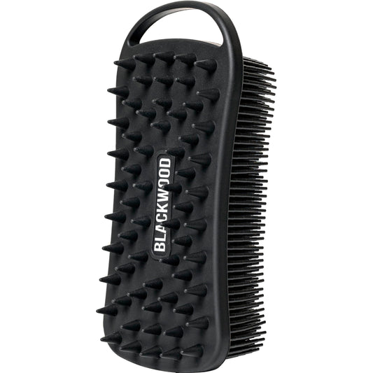 Blackwood For Men dual-sided scrubber design for efficient body and beard cleansing