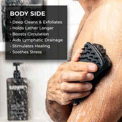 Blackwood For Men ergonomic loop-handle makes gripping easy during showers