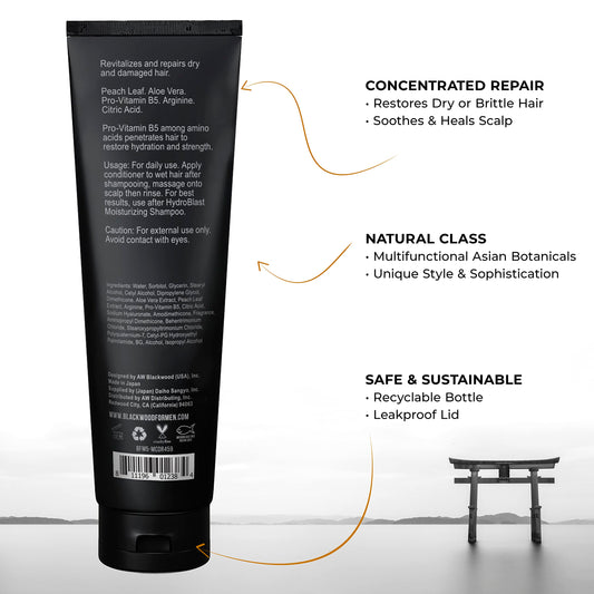 HydroBlast label close-up highlighting vegan and sulfate-free formula