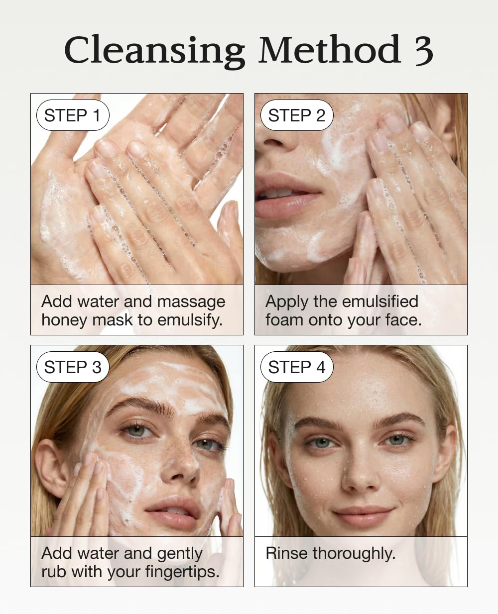 BLANC DUBU Nuborn Cell Deep Clean Spa Honey Mask rose water focus image nourish