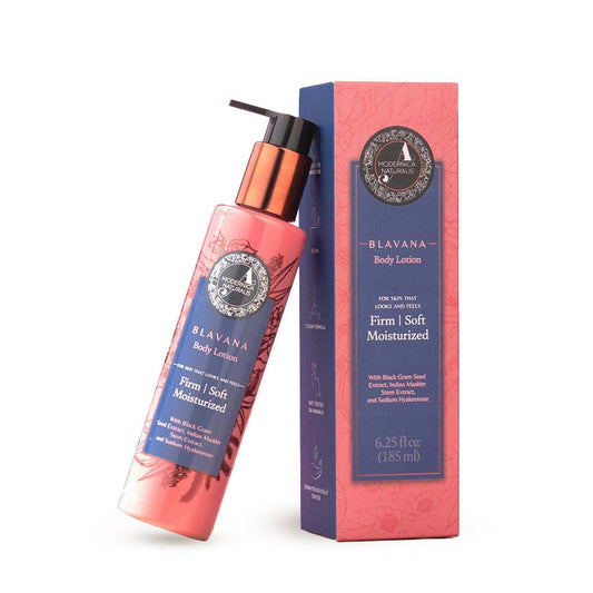 Blavana body lotion texture closeup highlights a lightweight, non-greasy finish.