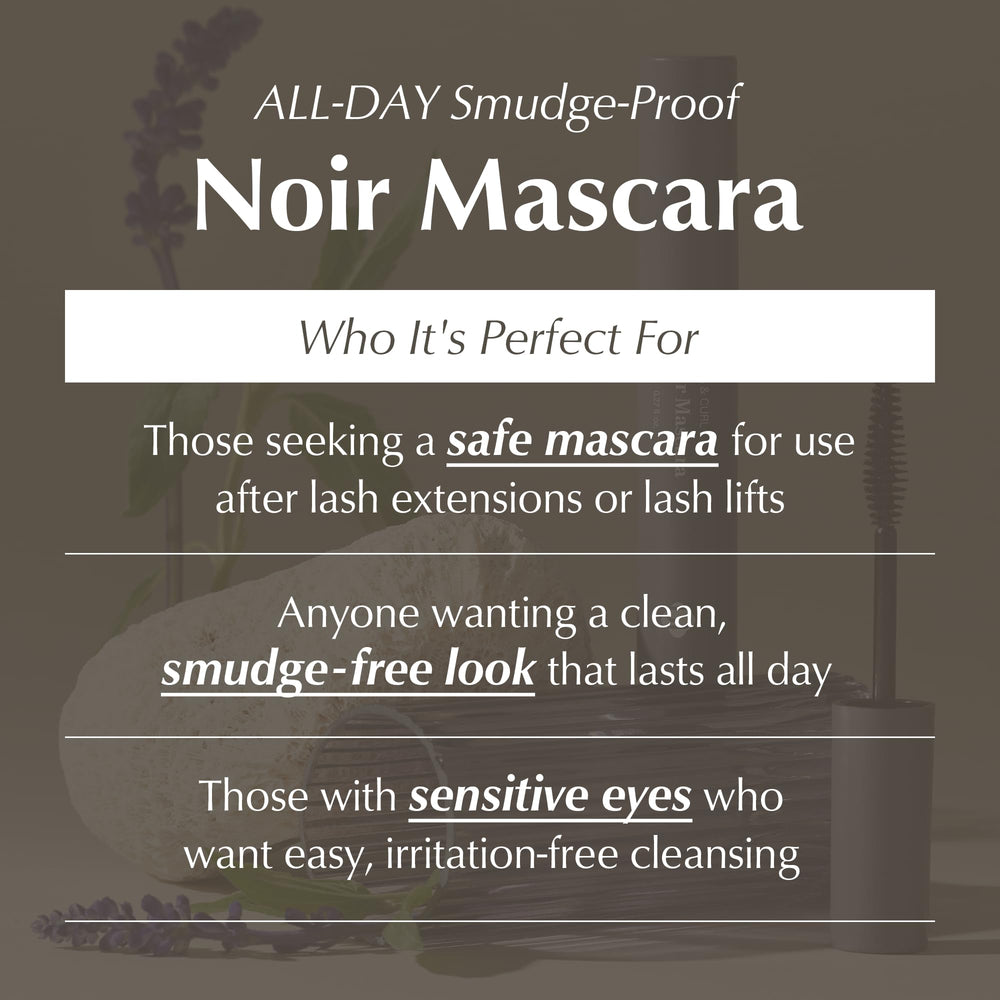The BL BL Lashes Noir Mascara brush coats lashes evenly for defined definition.