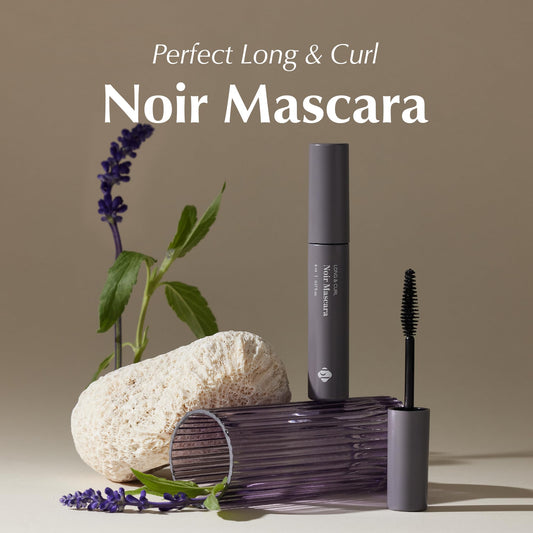 Close-up of BL BL Lashes Noir Mascara tapered brush for precise, clump-free coating.