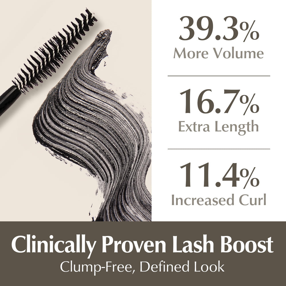 BL BL Lashes Noir Mascara adds noticeable volume and length with each coat.